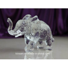 Crystal Animal Model Crystal Elephant Craft for Gift